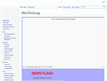 Tablet Screenshot of hivetool.org
